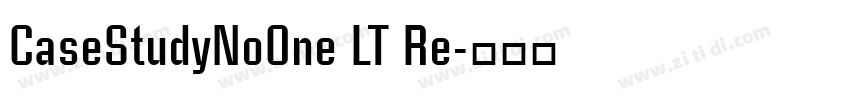 CaseStudyNoOne LT Re字体转换